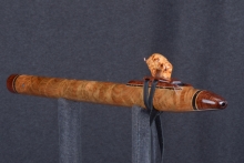 Teak Burl Native American Flute, Minor, Low F-4, #U3E (3)
